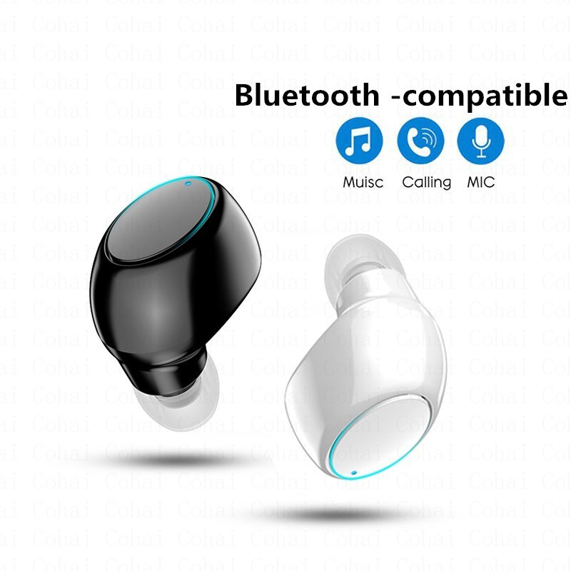Wireless Charging Pad - Bluetooth 5.0 ワイヤレスイヤホンミニ X6 イヤフォン防水 TWS