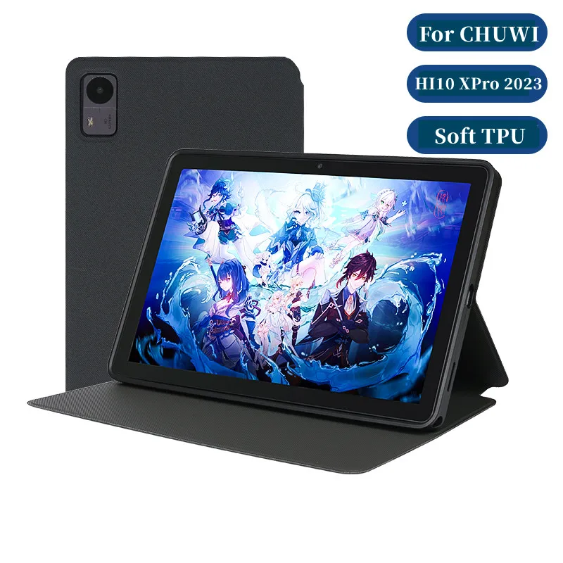 Chuwi Tablet Accessories - 3つ折りの超薄型ケース,ソフトtpu,chuwi hi10,xpro,hi10x pro,新しいタブレット用の落下抵抗カバー