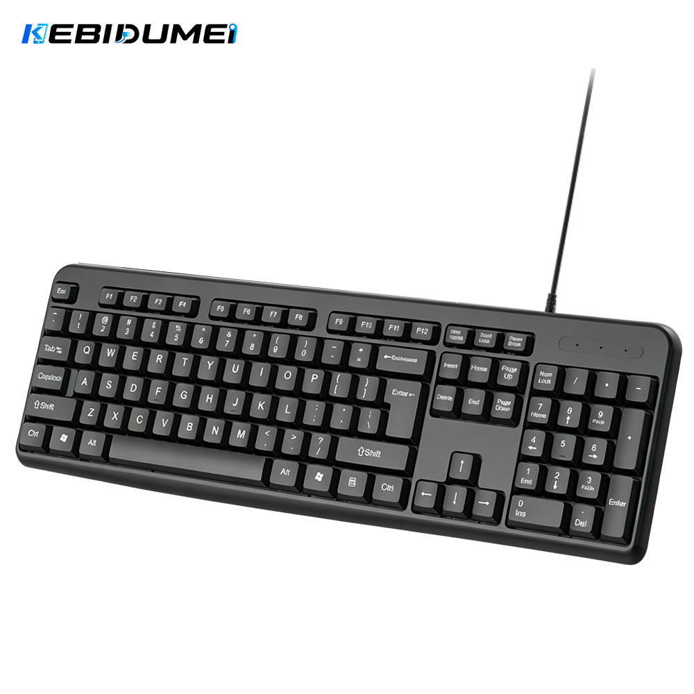 Android Tablet Gaming Accessories - KEBIDUMEI USB 有線キーボード 104 キー標準キーボードオフィスキーボードゲーミングキーボード PC