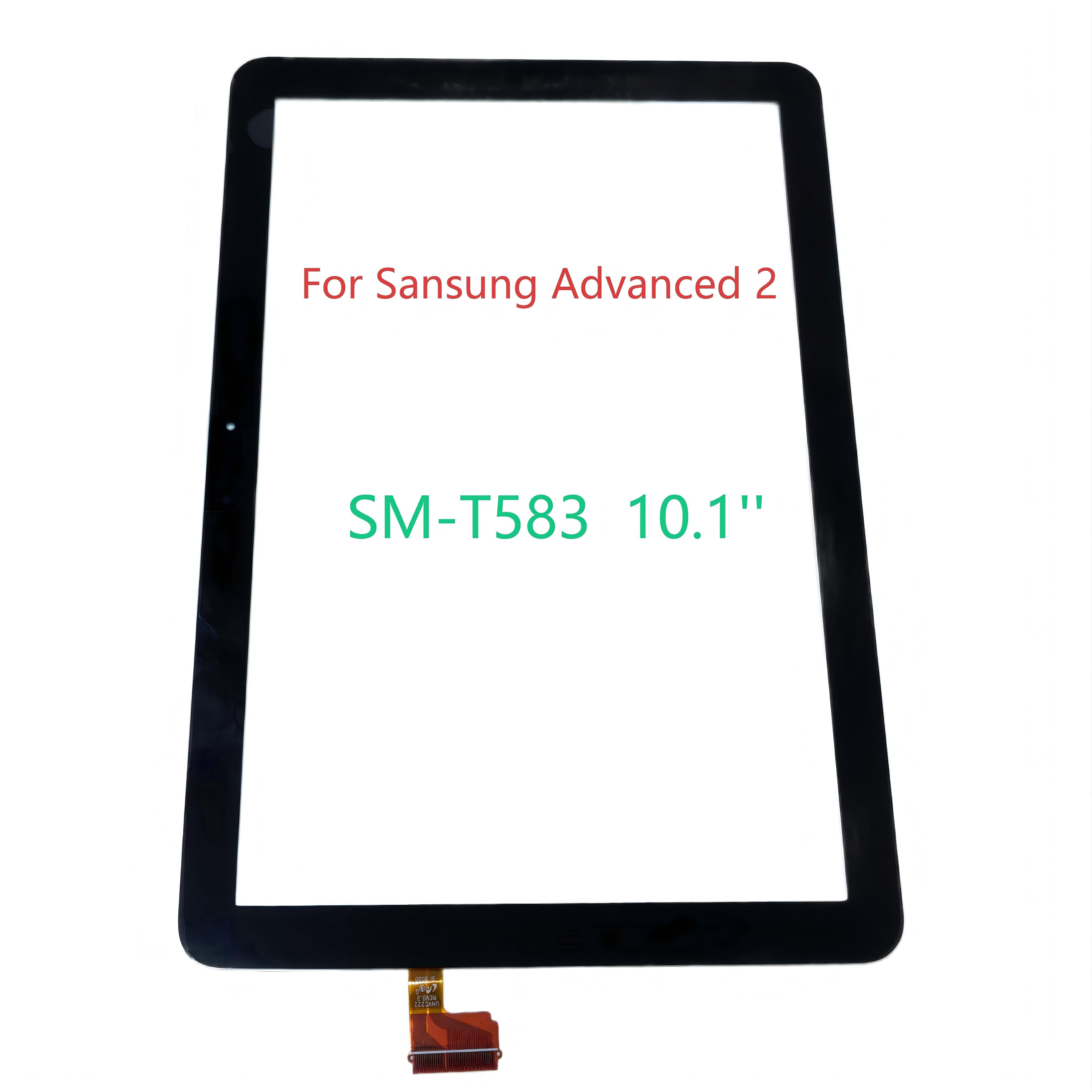 Tablet Accessories For Samsung - 10.1 ''サムスンギャラクシータブアドバンスド2 T583 SM-T583タッチスクリーン+ LCDフロントガラスパネル交換部品