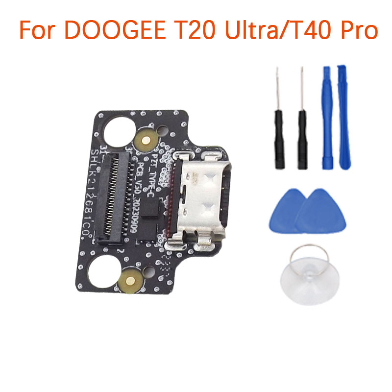 Doogee Tablet Accessories - DOOGEE T20 Ultra T40 Pro用 新品オリジナルUSBボードベース充電ポート基板修理アクセサリー