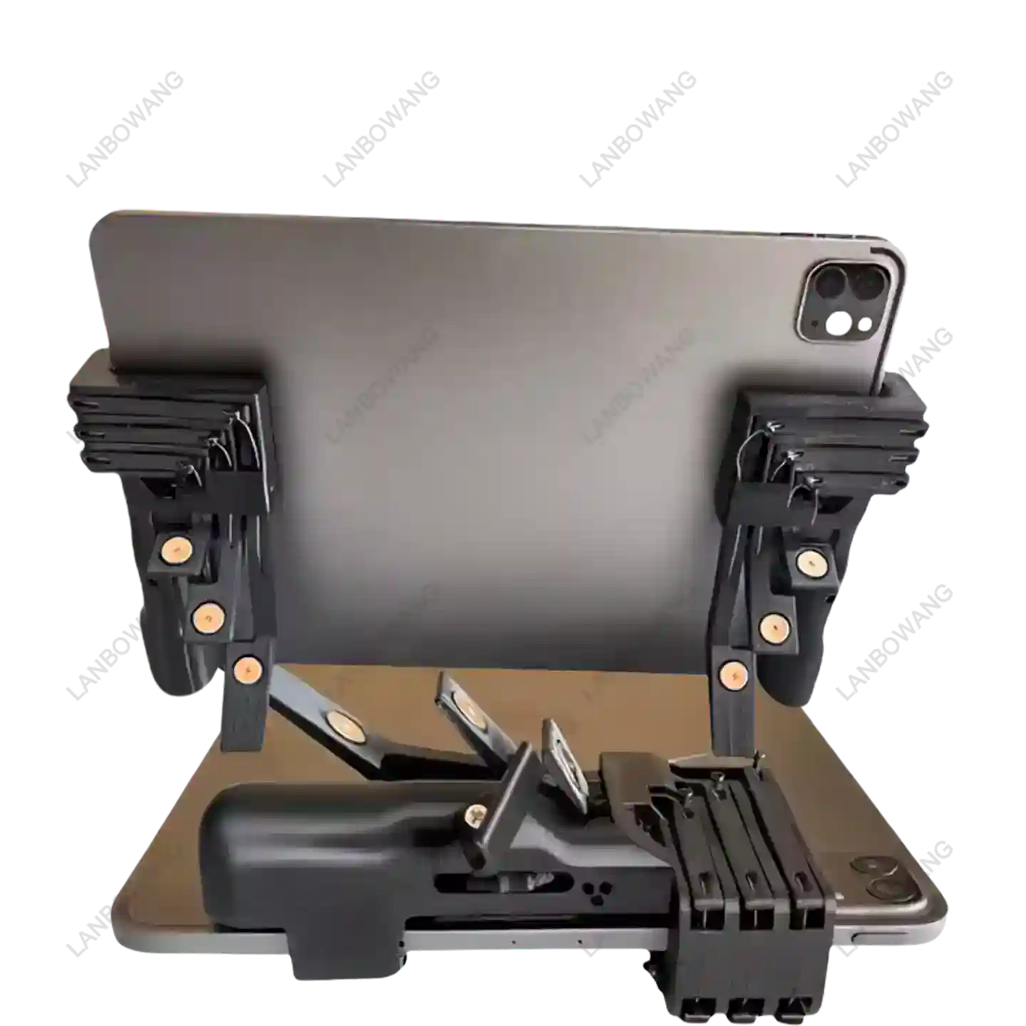 Accessories For Android Tablet - 6キー8フィンガーゲームコントローラー メカニカルボタントリガー iPadタブレット Android PUBGモバイル用 オートクリッカーゲームアクセサリーなし