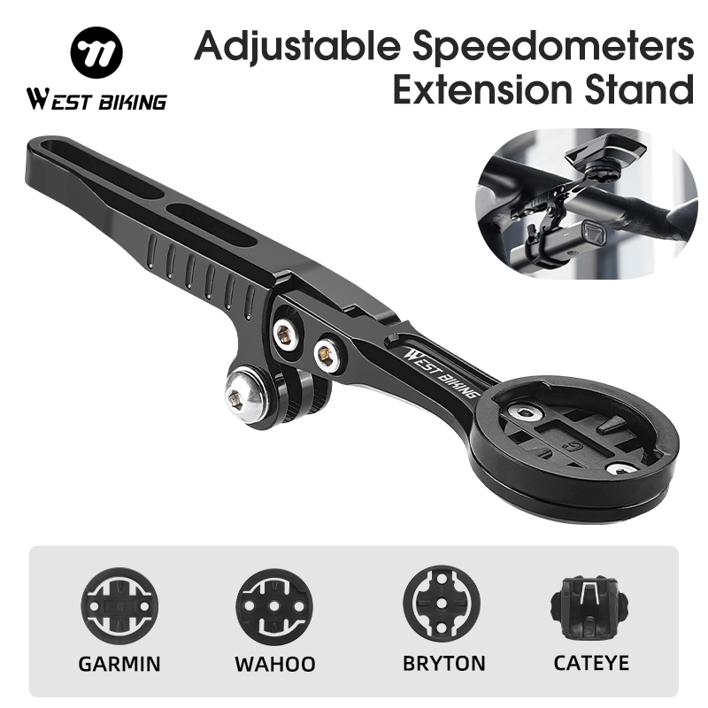 Tablet Accessory - 西バイク自転車スピードメーターブラケット軽量統合バイクコンピュータ延長スタンド Wahoo Bryyton 自転車アクセサリー
