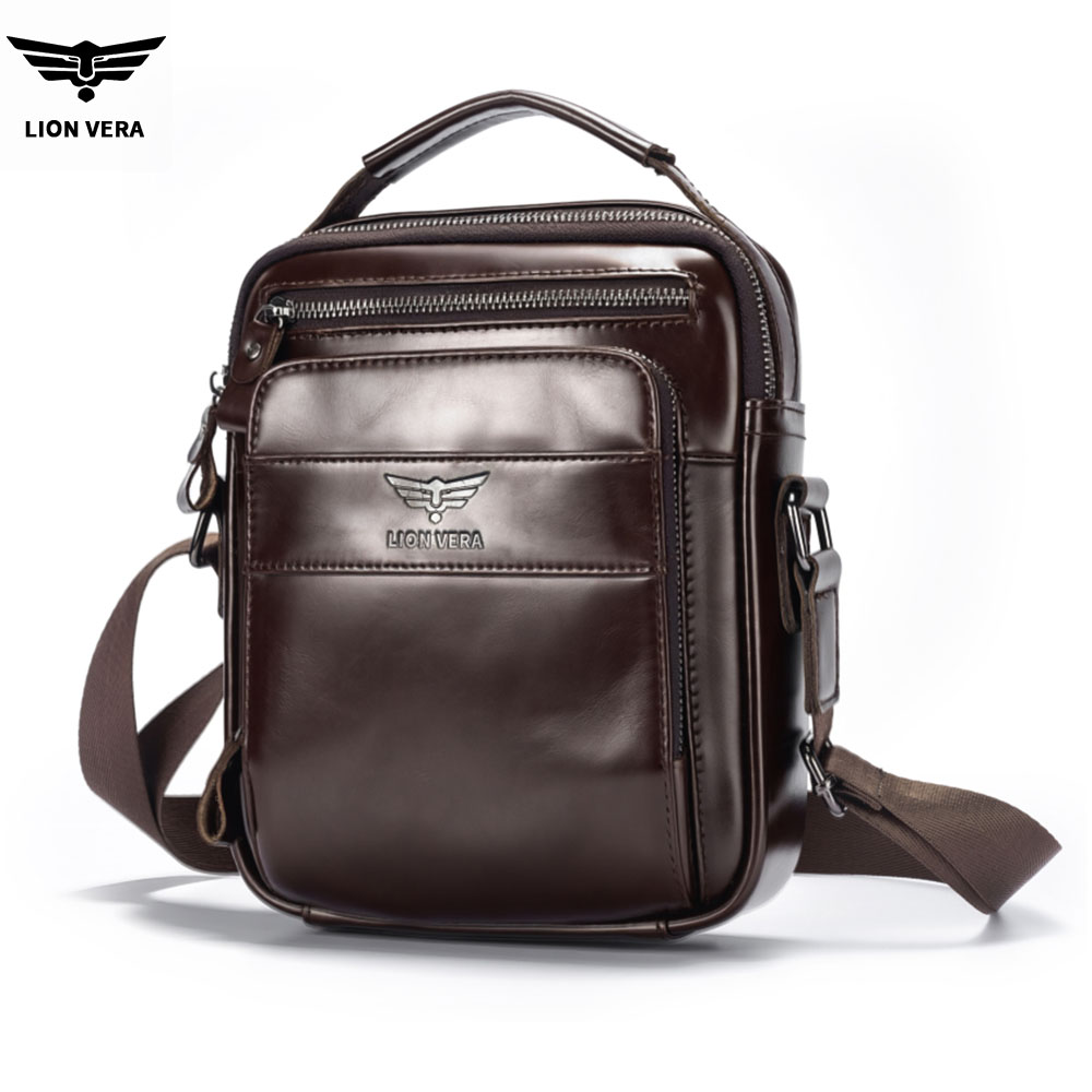 Tablet Shoulder Bag - LION VERA メンズ 本革 ショルダーバッグ 6.7インチ