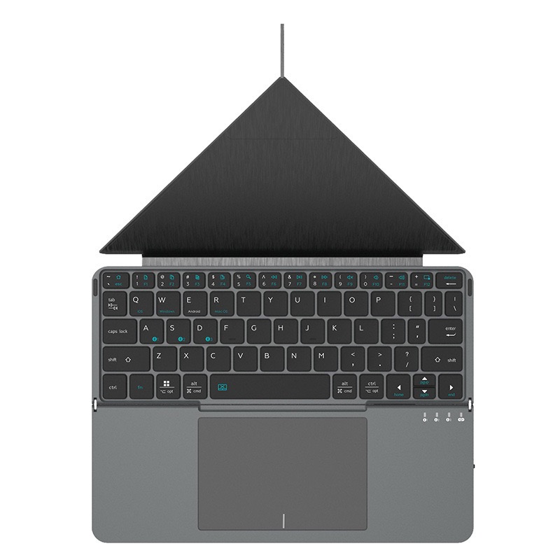 Accessories For Android Tablet - I-BOX ブルートゥースワイヤレス折りたたみキーボード Androidタブレット、iPad、iOSタブレット用フォリオケーススタンドマグネティックキーボード