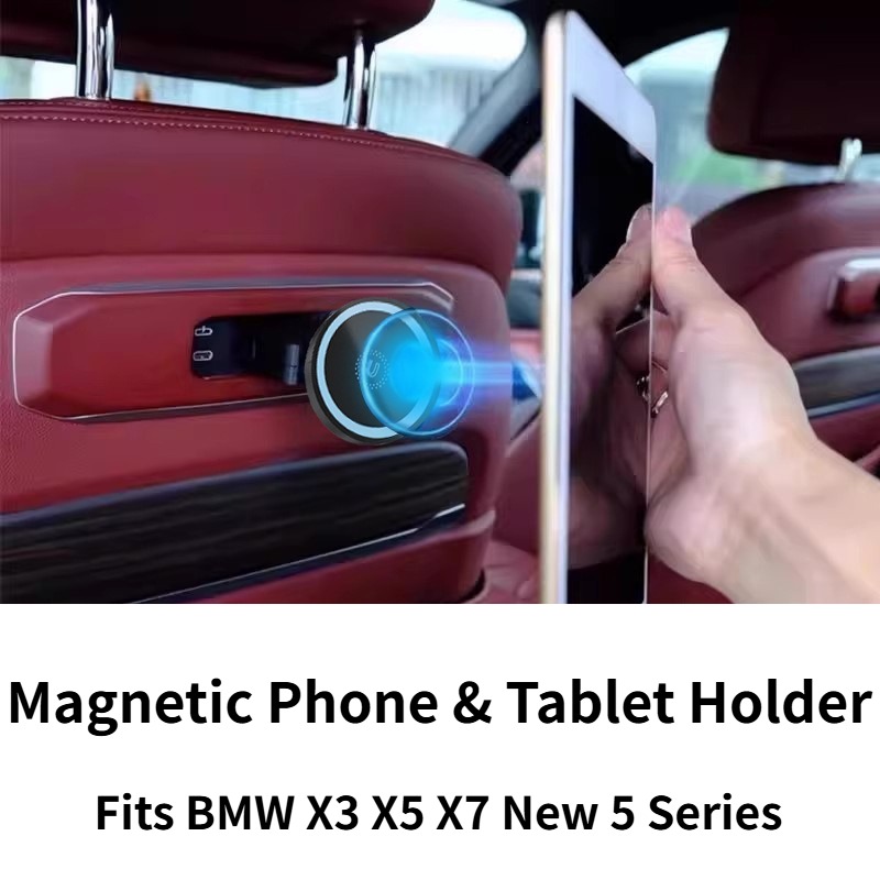 Bmw Accessories Tablet Holder - 後部座席用マグネット式スマホ・タブレットホルダー BMW X5 X3 X7 新型5シリーズ対応