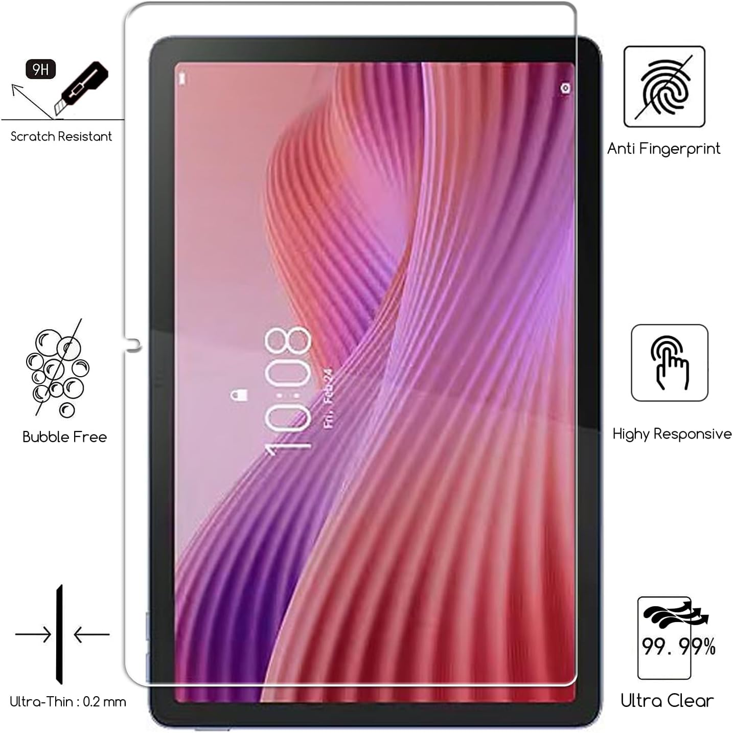 1 個 9H 強化ガラスタブレットスクリーンプロテクター L - Teclast Tablet Accessories のレビューと価格