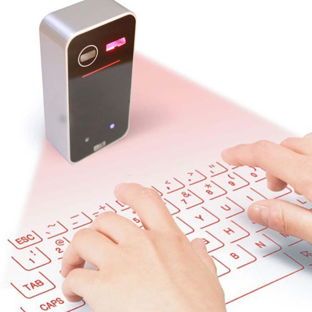 ポータブルワイヤレスレーザーキーボード仮想投影 Blueto - Android Tablet Gaming Accessories のレビューと価格