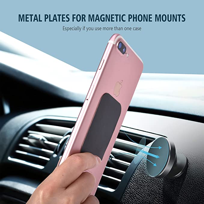 5 ピース/セット金属ディスクプレート磁気電話ホルダー黒鉄シ - Bmw Accessories Tablet Holder のレビューと価格
