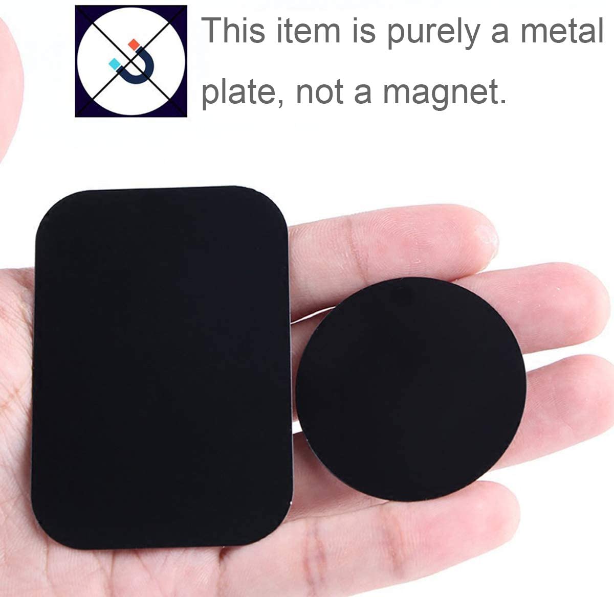 5 ピース/セット金属ディスクプレート磁気電話ホルダー黒鉄シ - Bmw Accessories Tablet Holder のレビューと価格