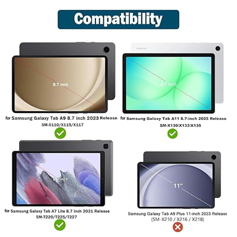 子供用EVAスタンドケース Samsung Galaxy T - Tablet A9 Accessories のレビューと価格