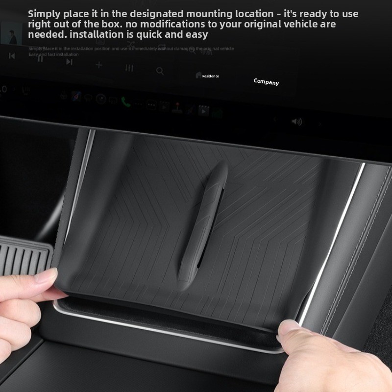 シリコーンマット車のセンターコンソールプロテクターテスラモデ - Wireless Charging Pad のレビューと価格