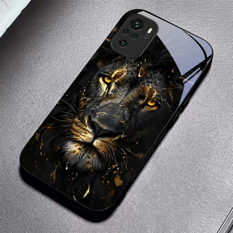 金色と黒のガラス製ライオン柄スマホケース Redmi Not - Xiaomi Redmi Note 14 のレビューと価格