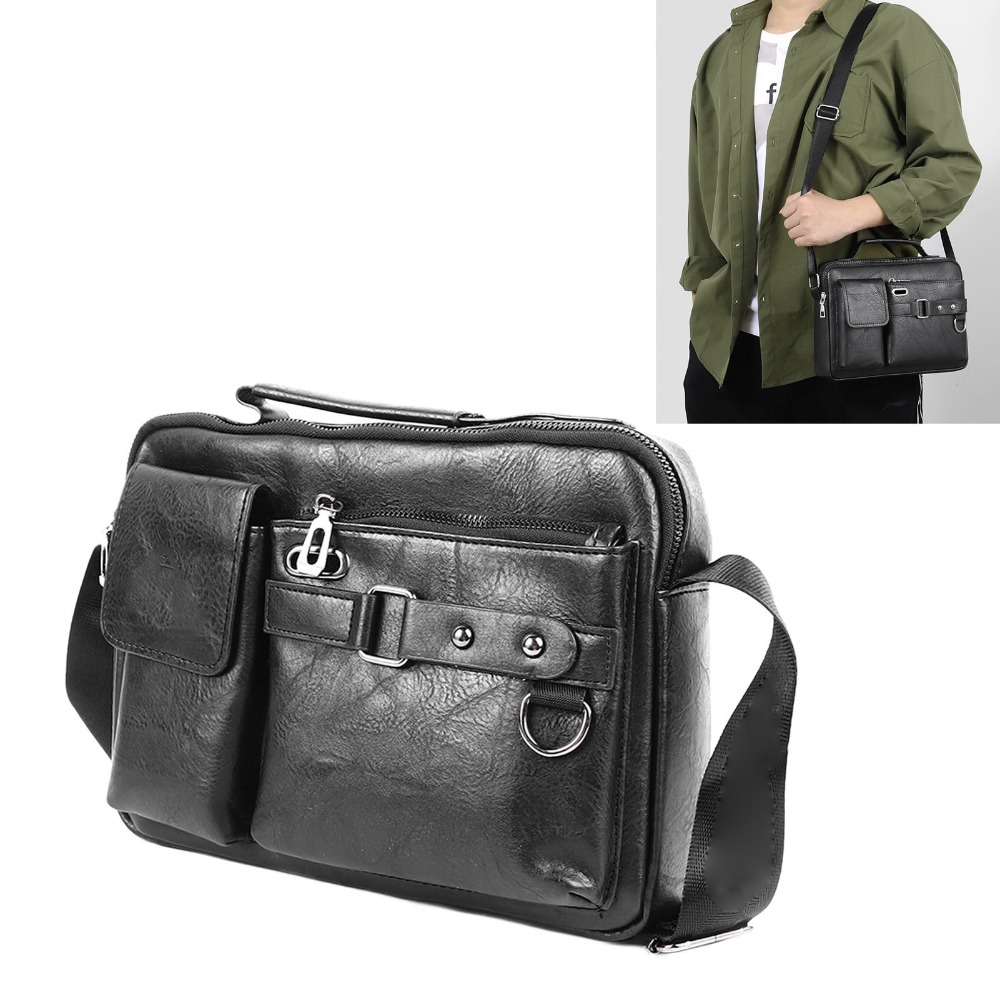 耐久性に優れたPU素材の作業用バッグ。長さ調節可能なショルダ - Tablet Shoulder Bag のレビューと価格