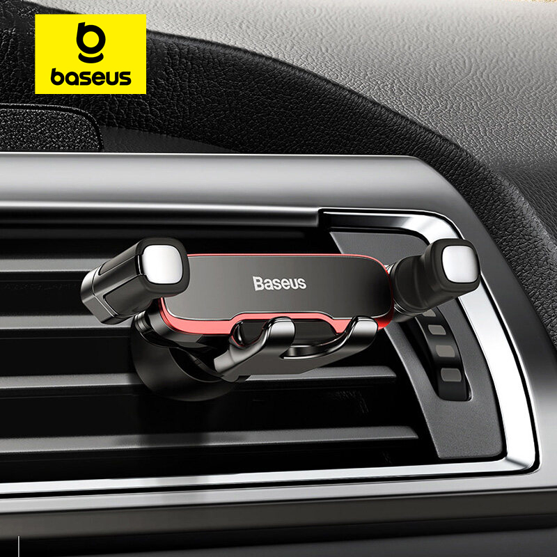 Baseus 自動車電話ホルダー金属重力自動エアベント携帯電 - Accessories For Android Tablet のレビューと価格