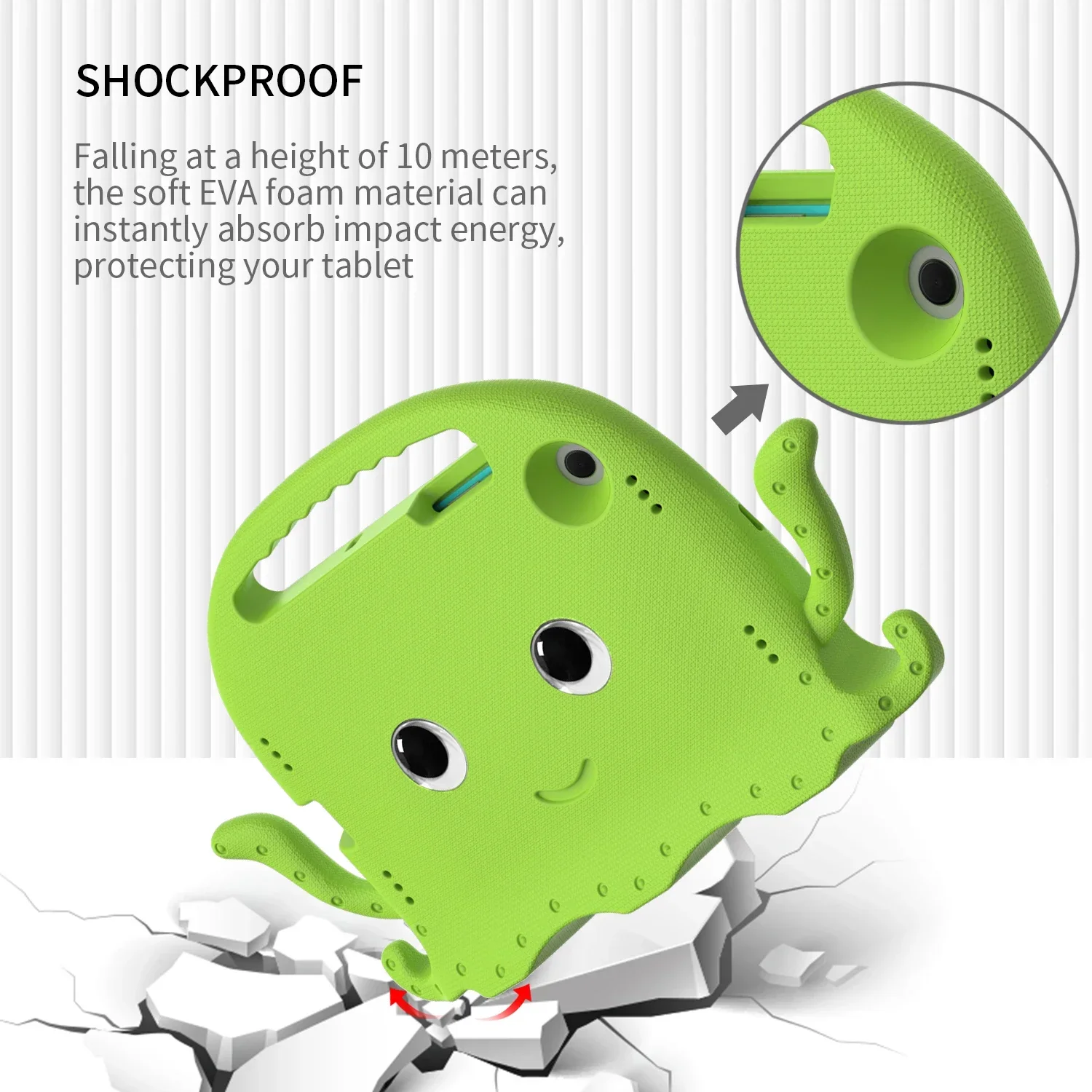 Octopuses EVA キッズケース Samsung G - Tablet A9 Accessories のレビューと価格