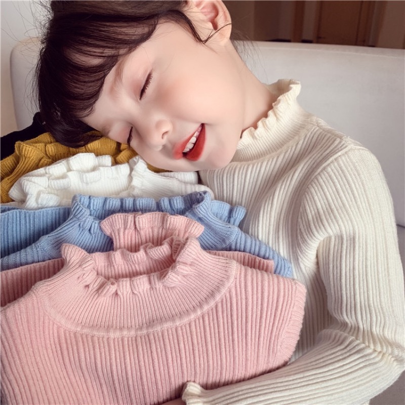 ニットタートルネックセーター,内に高い襟,赤ちゃん,女の子, - Zebra Tablet Accessories のレビューと価格