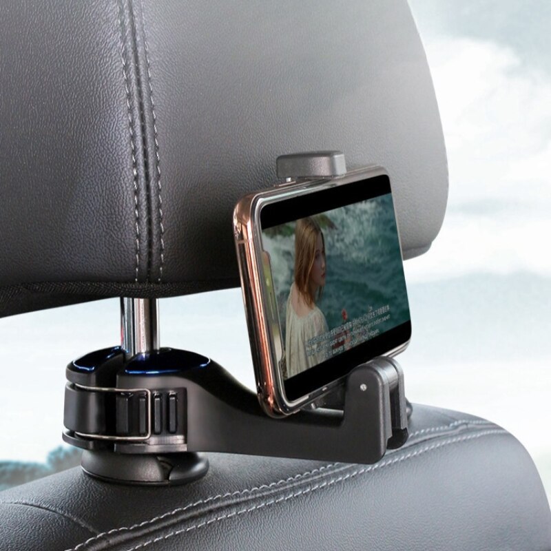 多機能2インチ1カーフック隠し多機能リアヘッドレストフックカ - Bmw Accessories Tablet Holder のレビューと価格