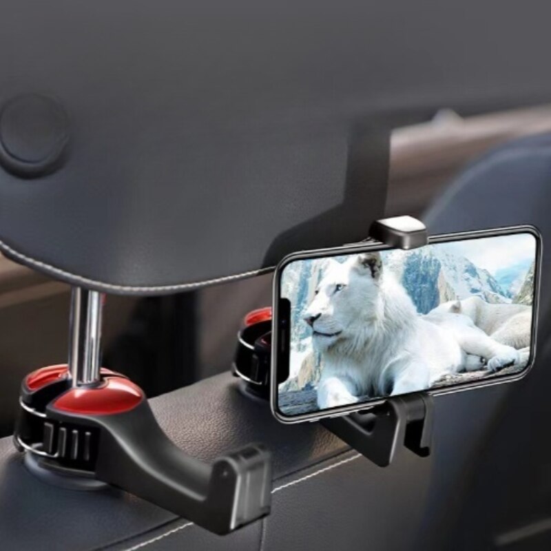多機能2インチ1カーフック隠し多機能リアヘッドレストフックカ - Bmw Accessories Tablet Holder のレビューと価格