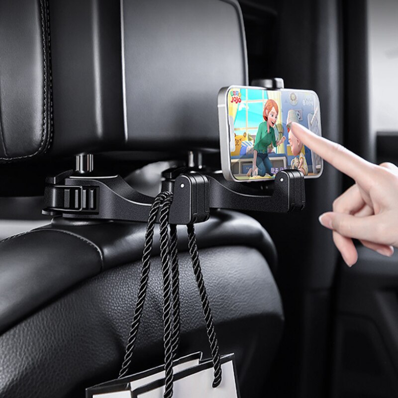 多機能2インチ1カーフック隠し多機能リアヘッドレストフックカ - Bmw Accessories Tablet Holder のレビューと価格