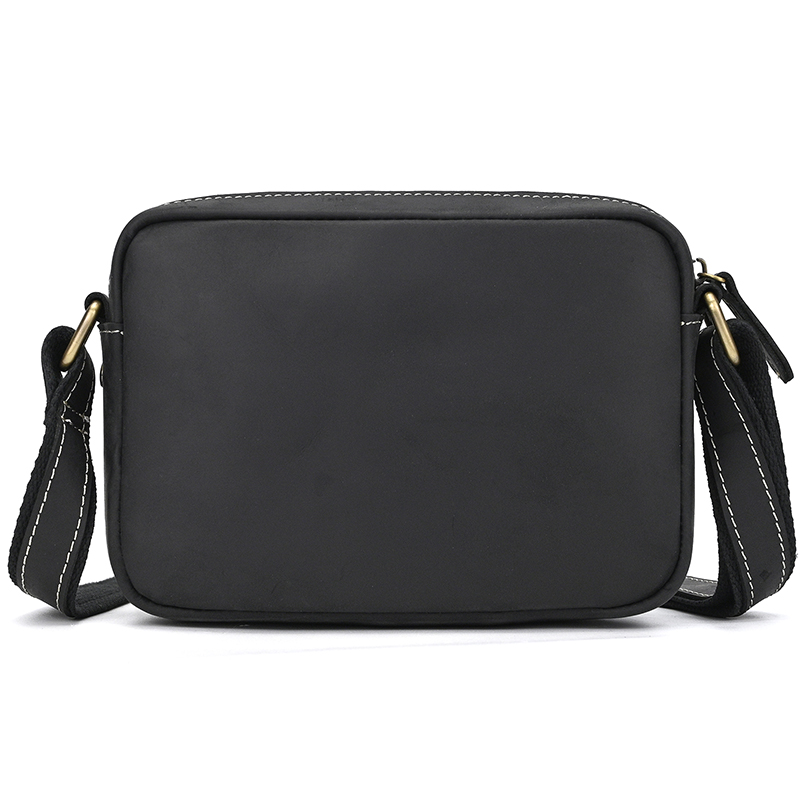 クレイジーホースレザーメンズクロスボディバッグメンズバッグレ - Tablet Shoulder Bag のレビューと価格