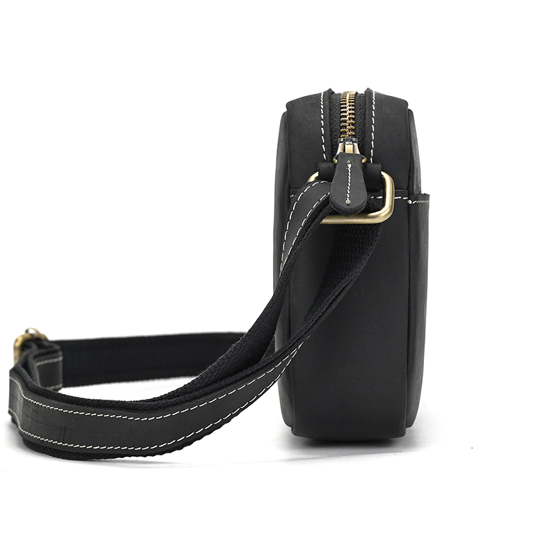 クレイジーホースレザーメンズクロスボディバッグメンズバッグレ - Tablet Shoulder Bag のレビューと価格